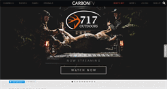 Desktop Screenshot of carbontv.com